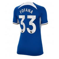 Camisa de Futebol Chelsea Wesley Fofana #33 Equipamento Principal Mulheres 2023-24 Manga Curta